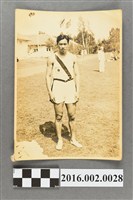 藏品(張星賢任職滿鐵時期代表日本參加第十一屆柏林奧運身著日本代表選手正式練習制服於奧運練習場)的圖片