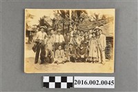 藏品(滿州代表隊到台灣參加首屆「三外地對抗賽」賽後於屏東排灣族部落合照)的圖片