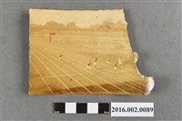 藏品(張星賢就讀早稻田大學時期參加東京舉行的全日本奧運選拔會「關東預選會」勇奪四百公尺競賽第二名)的圖片