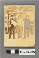 藏品(張星賢就讀早稻田大學時期與同學於隆冬時節合照)的圖片