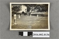 藏品(張星賢於網球場照)的圖片