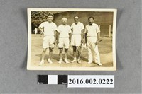 藏品(張星賢與友人於網球場)的圖片