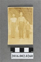 藏品(張星賢三叔等三人於臺中合照)的圖片