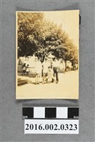 藏品(張星賢代表早稻田大學田徑部遠征朝鮮、滿州比賽與隊友於新京合照)的圖片