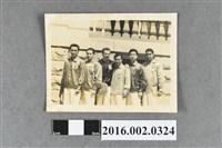 藏品(六國桌球選手於「第三屆東京亞運」合照)的圖片