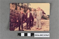 藏品(張星賢與友人於汐止北港仙公廟拱北殿合照)的圖片