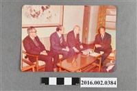 藏品(張星賢陪同日本國際奧會委員青木半治、竹田恒德等人拜會中華體協會長楊森)的圖片