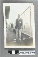 藏品(張星賢擔任台灣中興隊副領隊參加菲律賓馬尼拉舉行的第一屆中菲田徑對抗賽)的圖片