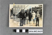 藏品(張星賢夫婦參加早稻田大學同學會與辜京生等人於榮星花園合照)的圖片