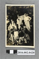 藏品(張星賢任職合庫桃園支庫經理時期與副理曾梅芳等同仁出遊合照)的圖片