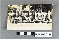 藏品(張星賢與台北市棒球隊隊員等人合照)的圖片