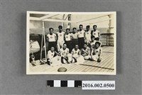 藏品(張星賢代表滿鐵隊與隊友搭船遠征日本參加東京「神宮與全日本錦標賽大會」)的圖片