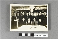 藏品(張星賢就讀早稻田大學時期參加日本東台體育人會與張朝金等會員合照)的圖片