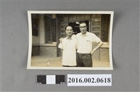 藏品(張星賢與友人於台南縣學甲鄉公所前合照)的圖片