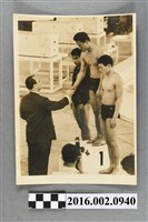 藏品(第三屆亞洲運動大會於日本東京舉行的男子游泳競賽頒獎典禮)的圖片