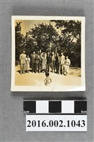 藏品(張星賢與織田幹雄、賴土金等人於日月潭邵族部落合照)的圖片