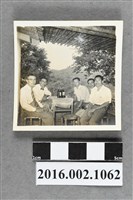 藏品(張星賢與織田幹雄、廖漢水等人環島參訪於台南關子嶺合照)的圖片