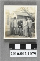 藏品(張星賢與織田幹雄、廖漢水等人環島參訪於高樹菸糖廠合照)的圖片