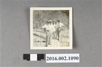 藏品(張星賢與織田幹雄等人環島參訪於吊橋合照)的圖片