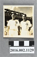 藏品(張星賢受邀擔任宜蘭縣第五屆全縣運動大會暨慶祝縣立蘇澳初級中學成立紀念總裁判與副總裁判合照)的圖片