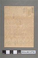 藏品(《臺灣新報》民國34年10月15日)的圖片