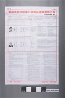 藏品(臺灣省雲林縣17屆縣長選舉選舉公報)的圖片