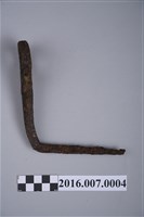 藏品(善化陳宅門閂鐵件殘件)的圖片