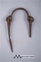 藏品(善化陳宅門閂鐵件)的圖片