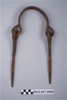 藏品(善化陳宅門閂鐵件)的圖片