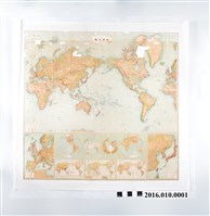 藏品(三省堂編〈世界地圖〉教育掛圖)的圖片