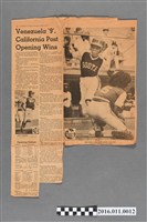 藏品(The Williamsport Sun-Gazette早報對1977年威廉波特少棒賽開幕賽之報導)的圖片