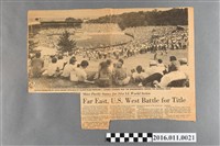 藏品(The Williamsport Sun-Gazette對1977年威廉波特少棒決賽的當日報導)的圖片