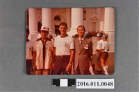 藏品(中華隊經理許春權與少棒聯盟國際導遊John Pyron合影)的圖片