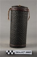 藏品(泰雅族籐編竹罐)的圖片