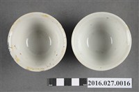 藏品(福壽青花印花瓷杯組)的圖片