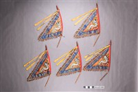 藏品(仁德後壁厝觀音廟五方旗組)的圖片