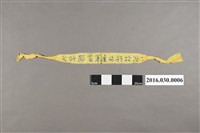 藏品(「反對郝家軍進佔行政院」黃色頭巾)的圖片