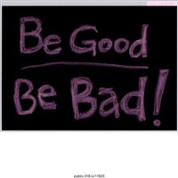 藏品(「Be Good Be Bad！」標語 )的圖片