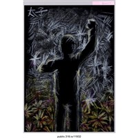 藏品(一個人的背影繪畫 )的圖片