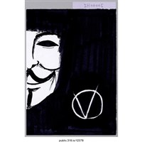 藏品(V怪客中的面具繪畫)的圖片