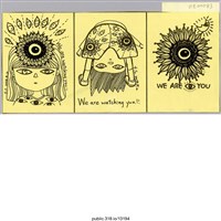 藏品(「WE ARE WATCHING YOU！！」繪畫 )的圖片