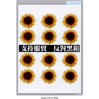 藏品(「支持服貿」標語 )的圖片