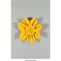 藏品(太陽花摺紙裝飾)的圖片