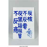 藏品(「反核 不反電」標語 )的圖片