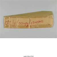 藏品(「bit.ly/occupysupport」立牌 )的圖片