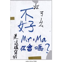 藏品(「孬 是這樣寫的」標語 )的圖片