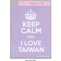 藏品(「KEEP CALM」卡片 )的圖片