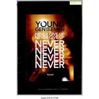 藏品(「YOUNG GENTLEMEN NEVER GIVE UP」傳單 )的圖片
