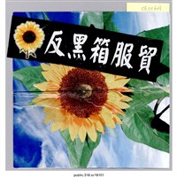 藏品(「反黑箱服貿」貼紙 )的圖片
