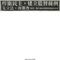 藏品(「捍衛民主」布條 )的圖片